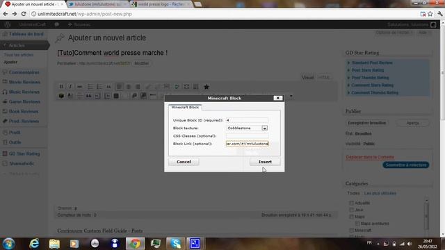 [tuto]World presse crée un article ! смотреть онлайн