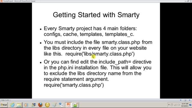 Smarty Templating engine Intro смотреть онлайн
