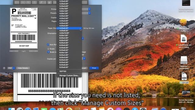 PM-201| Installing Zebra ZPL Driver With PM201 Pro On MAC