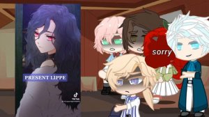 Реакция манги " Леди малышка" на Tik tok |реакция друзей| (2/2)[опять есть стёклышка]