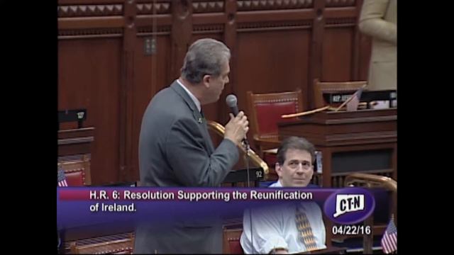 State Representative Edwin Vargas Remarks on Resolution for the Reunification of Ireland смотреть онлайн