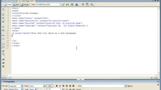 HTML Tutorial Adding a Line Break Training Lesson 3.3 смотреть онлайн