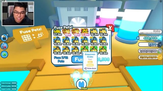 Pet Simulator X #05 - ROBLOX - DARK MATTER EMPYREAN FOX смотреть онлайн