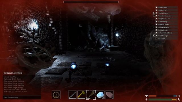Savage Lands Прохождение #02=Штурм склепа со скелетами и охота на оленей= смотреть онлайн