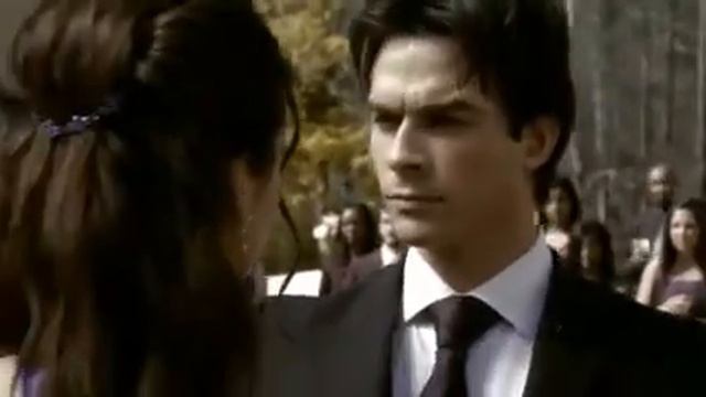The Vampire Diaries Elena e Damon dançando смотреть онлайн