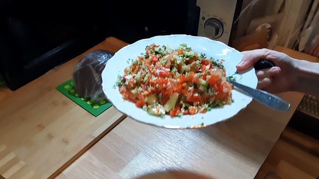 Овощной салат за 1 минуту в блендере! смотреть онлайн