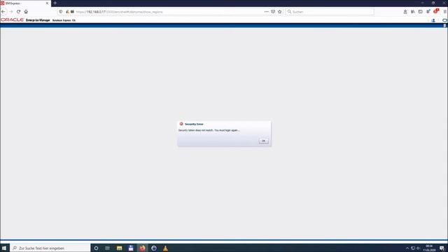 Oracle EM Express with Firefox смотреть онлайн