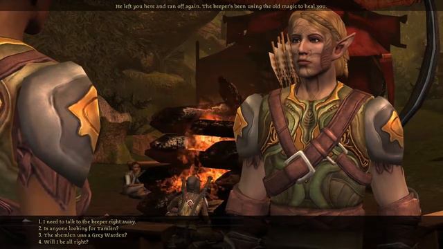 Dragon Age Origins Let's Play - Dalish Elf - E001 смотреть онлайн