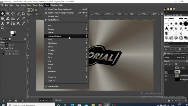 3D Logo design/Gimp tutorial смотреть онлайн