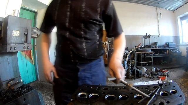 Ремонт головки блока цилиндров трактора МТЗ 80.двигатель Д 240. смотреть онлайн