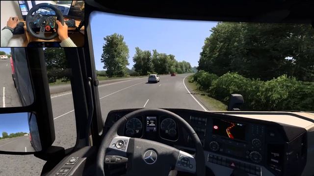 Mercedes-Benz | ETS 2 | Romania to Bulgaria | Road to the Black Sea (DLC) | Logitech G29 | Gameplay смотреть онлайн