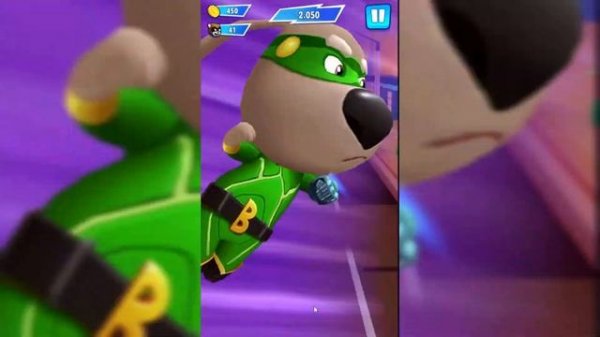 Том герой.  Говорящий Том и его друзья супер герои. #7