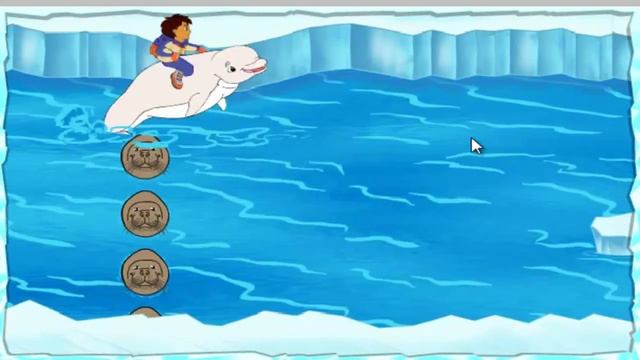 Diego's Arctic Rescue - Dora Games | Kids Games review смотреть онлайн