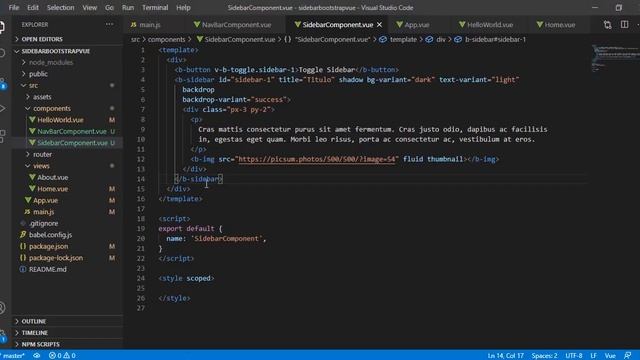 Bootstrap Vue Sidebar - Como Configurar e Como fazer na Prática смотреть онлайн