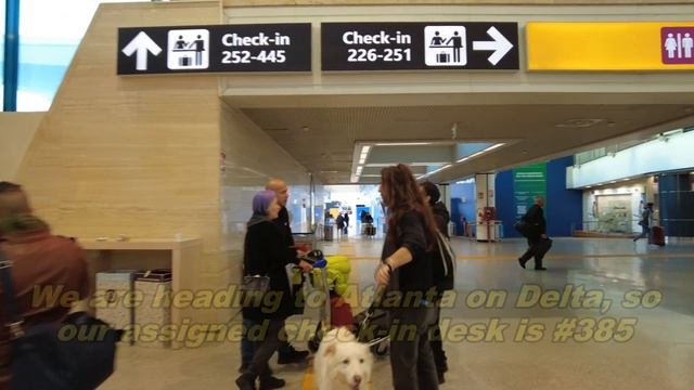 Rome Fiumicino Airport – International Departure Part 1 (Arrival by Train and Check In with Delta) смотреть онлайн