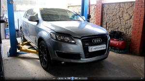 Замена антифриза в системе охлаждения на АУДИ Q7 2008 AUDI Q7 3,6 бензин