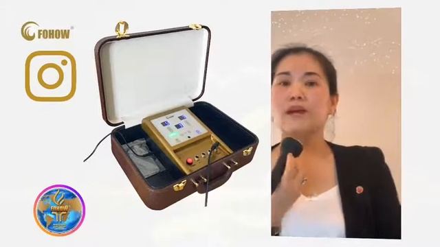 Массаж лица ультразвуковой насадкой БЭМ -3 Fohow смотреть онлайн