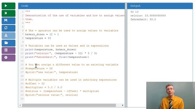 Variables and Assignment - Python Programming Essentials смотреть онлайн