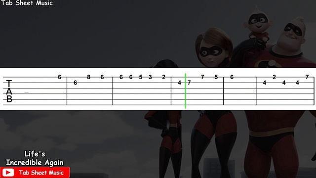 The Incredibles - Life's Incredible Again | Guitar Tutorial