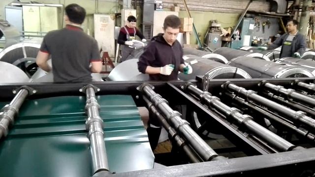 Изготовление профнастила на заводе смотреть онлайн