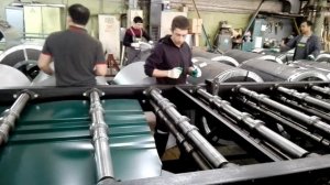Изготовление профнастила на заводе