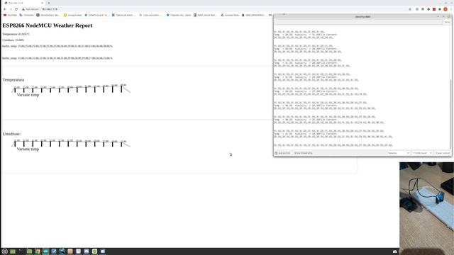 ESP8266 + DHT11 + Web server смотреть онлайн