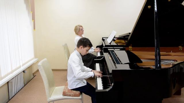 «Испанский танец» ГБалаев , фортепианный ансамбль Грушкевич Елена Владимировна и Трипака Прохор, № смотреть онлайн