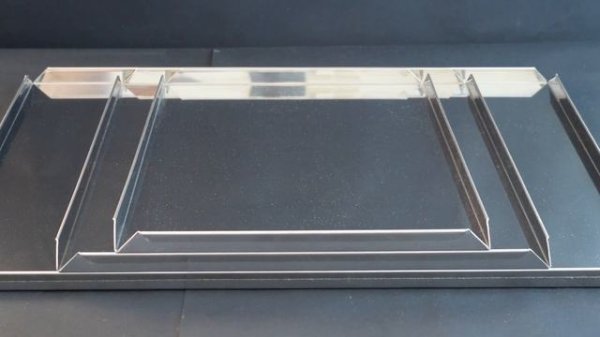 Противень VTK PRO 600x400 мм высота 20 мм 4 борта нержавеющая сталь 51762