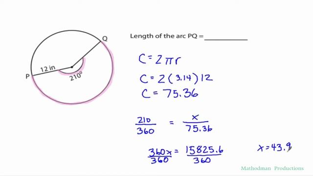 Calculate the Arc Length of a Circle смотреть онлайн