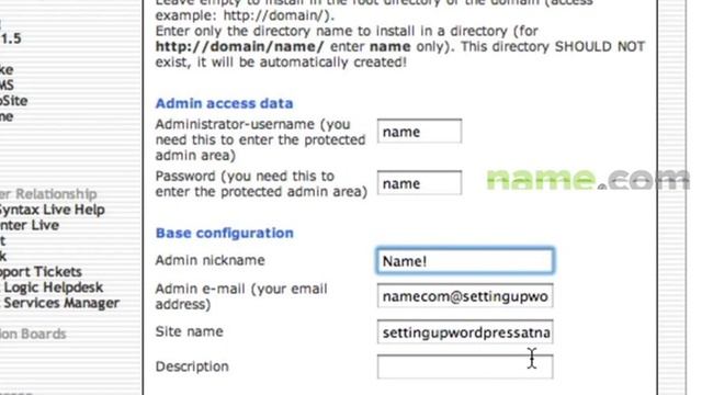 Name.com Daily Tut: How to Install a Wordpress Blog into Name.com Hosting смотреть онлайн