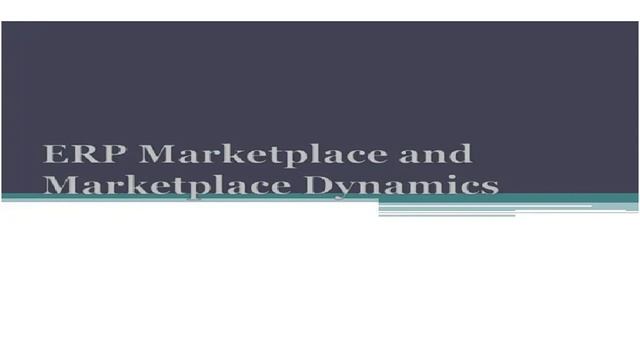 MARKET PLACE IN ERP ( SAP, BAAN, ORACLE, MICROSOFT DYNAMIC ) смотреть онлайн