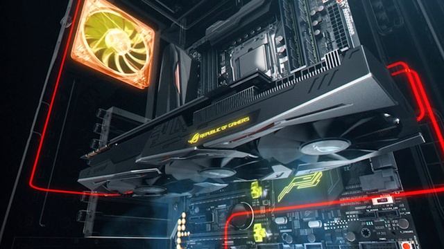 Видеокарта Asus ROG Strix GeForce GTX 1660 Ti (OC, Advanced Edition) [ROG-STRIX-GTX1660TI-6G-GAMING