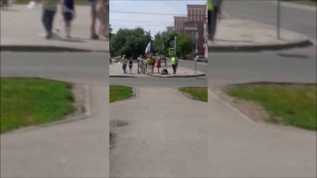 Социальная акция "ПДД на асфальте" смотреть онлайн