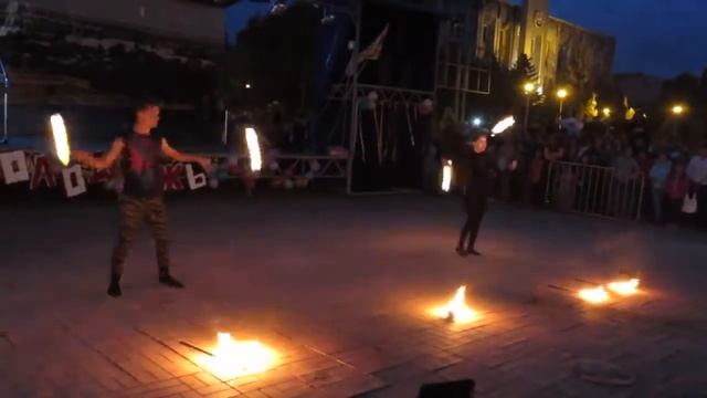 Fire show "День Молодежи" г. Дубоссары (12.08.16) смотреть онлайн