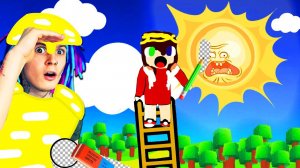 ПОЧЕМУ МОЁ СОЛНЦЕ СТАЛО НАРИСОВАННЫМ В МАЙНКРАФТ