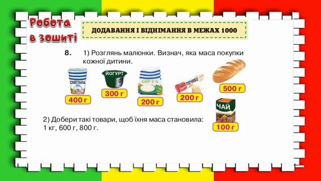 Дистанційний урок 3 клас "Додавання круглих сотень" смотреть онлайн
