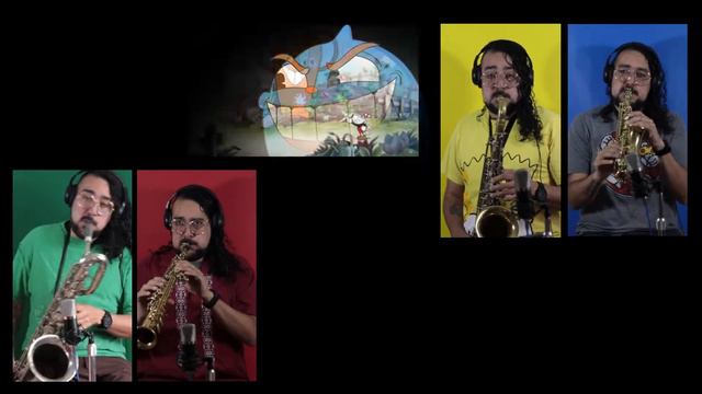 Botanic Panic cuphead / sax cover / saxophone quartet смотреть онлайн
