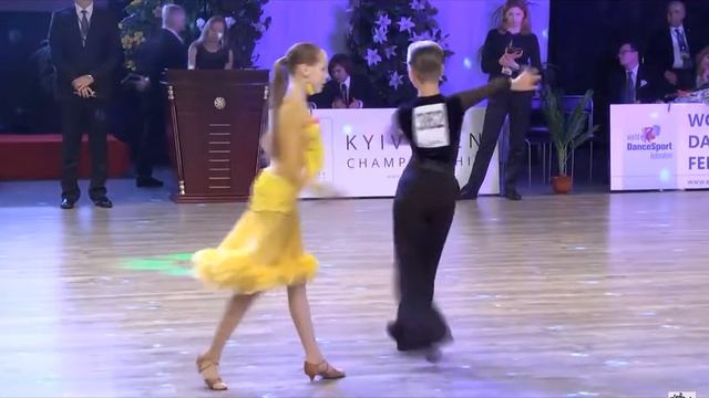Юніори 1 латина, 1/2 фіналу, Kyiv Open Championship 2017 смотреть онлайн