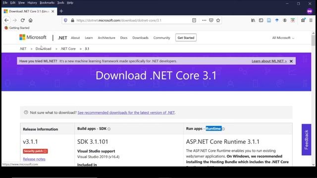 Setting Up .NET Core 3.1 Environment смотреть онлайн