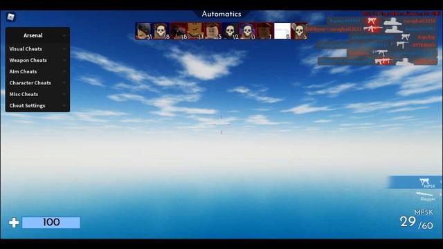 NEW Roblox Arsenal OP Hack Script Aimbot, WH, Kill All NoRecoil & MORE! Working 2021! смотреть онлайн