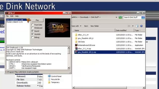 Tutorial #0 - Installing Dink Smallwood, FreeDink and DFArc 3 смотреть онлайн
