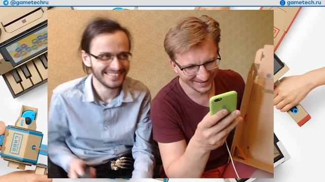 Собираем робота! - распаковка и знакомство с Nintendo Labo в реальном времени! смотреть онлайн