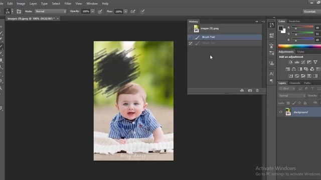 How to use History Brush Tool and Art History Brush Tool in Adobe Photoshop _ Tutorial (17) смотреть онлайн