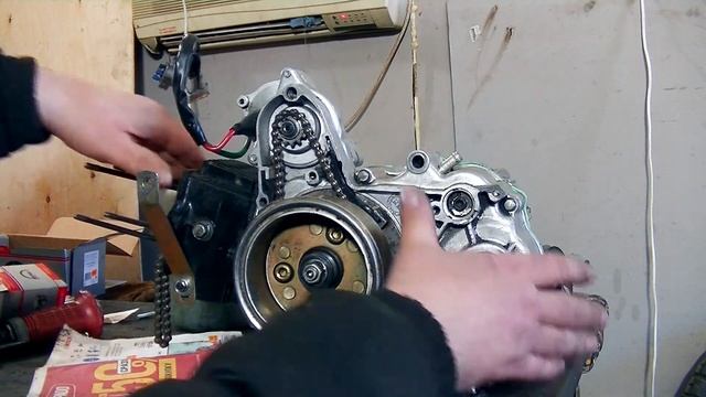 Racer Indigo 110 часть 5 - Сборка ЦПГ смотреть онлайн