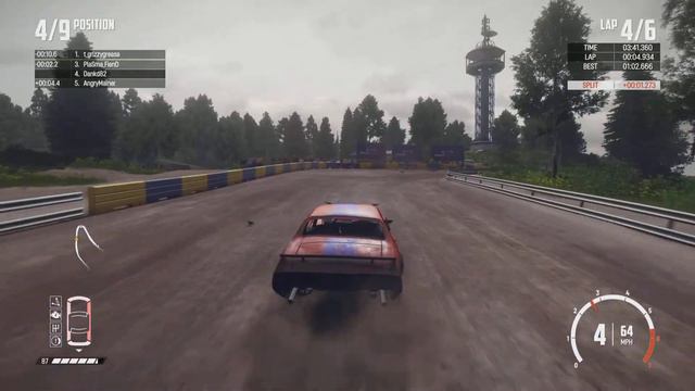 Wreckfest PS5 20 second comeback смотреть онлайн