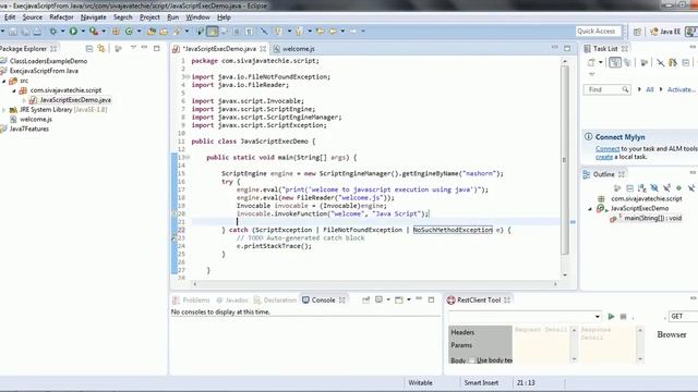 Call JavaScript Function from Java8 смотреть онлайн