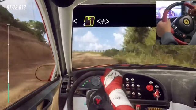 Mitsubishi Evo VI New Zealand/ Ferrari 458 Thrustmaster Dirt Rally 2.0 смотреть онлайн