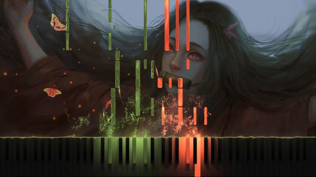 Zankyou Sanka [OP2] [Piano] - Demon Slayer (Kimetsu no Yaiba) OST смотреть онлайн