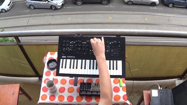 Balcony jam #2 // #Korg // Minilogue XD // Volca Drum смотреть онлайн