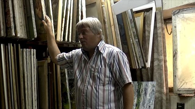В мастерской художника Фёдора Помелова #Фёдор_Помелов #Живопись #Мастерская_художника #Протвино смотреть онлайн